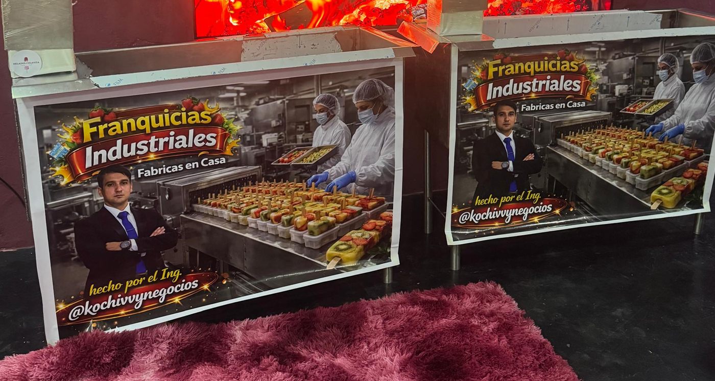 Máquina de paletas fabricada por Helados Colavita